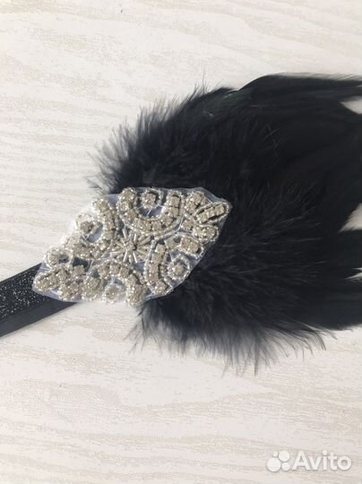 Повязка на голову в стиле Гэтсби