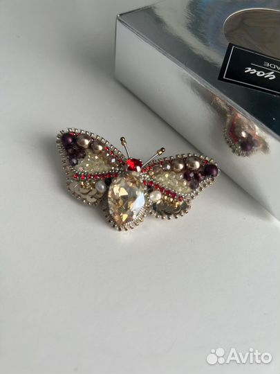 Брошь ручной работы