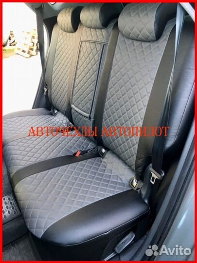 Чехлы Автопилот Hyundai Tucson 3 из экокожи Ромб