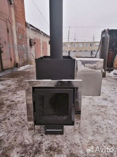 Банная печь Эконом 700 мм с выносом под топку