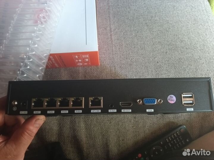 Комплект видеонаблюдения 4 камеры Ip Tigris