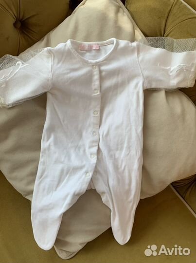 Комплект на выписку крещение choupette