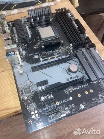 Материнская плата с процессором Ryzen 5 2600 купить в Санкт-Петербурге ...
