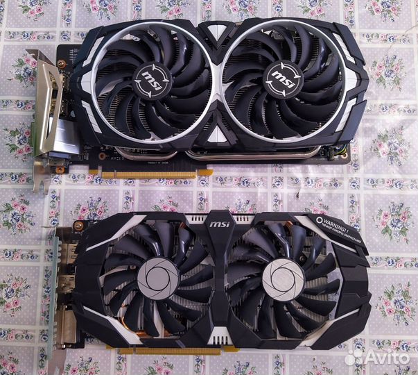 Видеокарта MSI GTX 1060 6GB Armor OC/OCV1