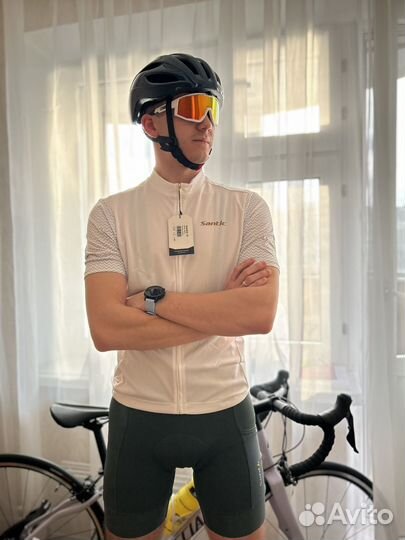 Велоформа мужская santic (джерси+бибы)