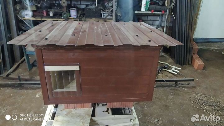 Будка утепленная для кошки