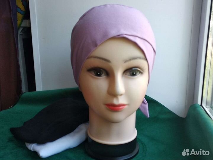 Бони с завязками подхиджабник