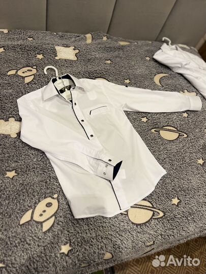 Рубашка мальчику на клепках