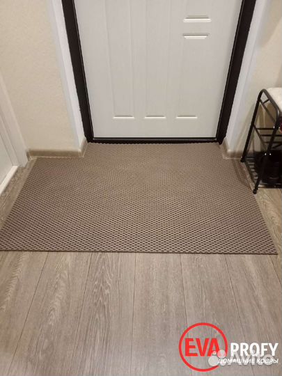 Придверный ячеистый коврик ева без окантовки