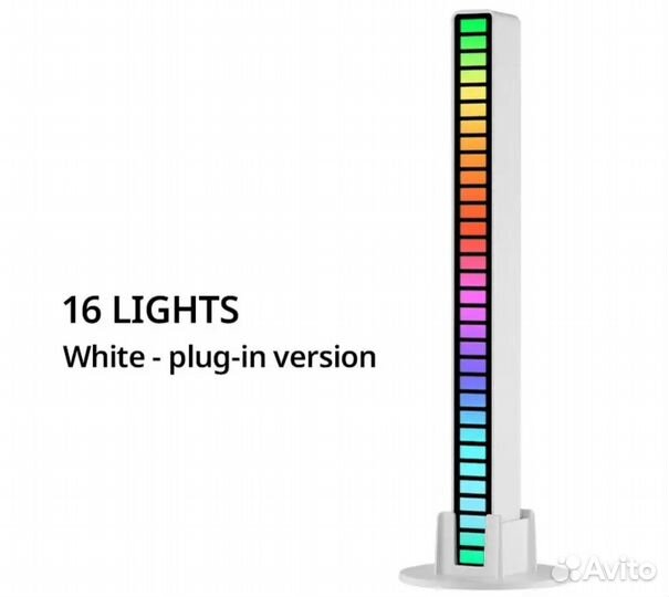 Светодиодная музыкальная rgb лампа лента