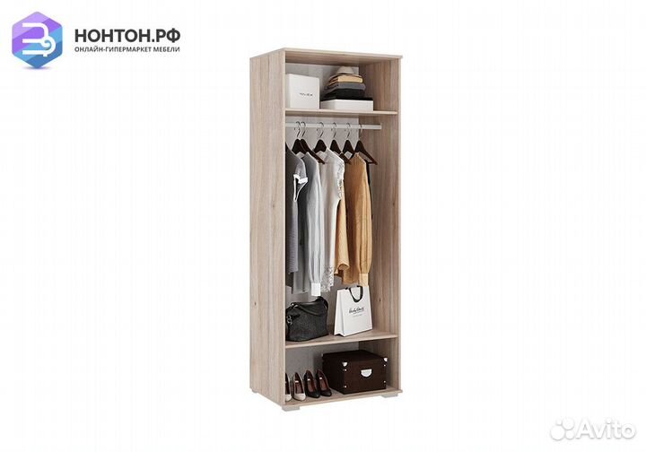 Шкаф 2-х дверный Алина 04.21 дуб мария / белый