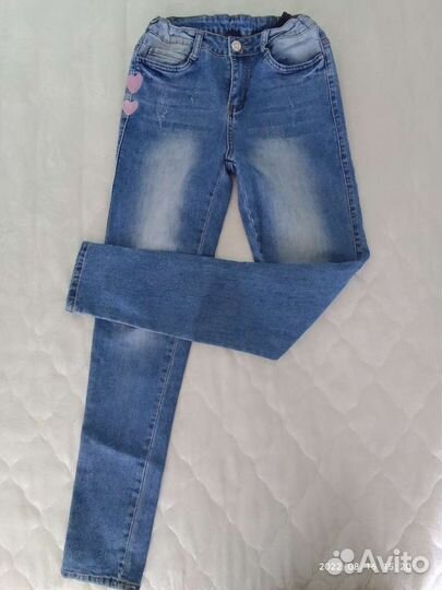 Джинсы на девочку 158