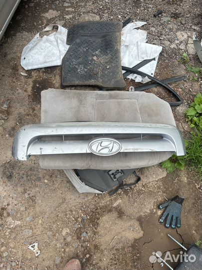 Решетка радиатор santa fe classic рестайл