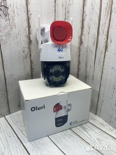 Видеонаблюдения камера 4g sim громким динамиком