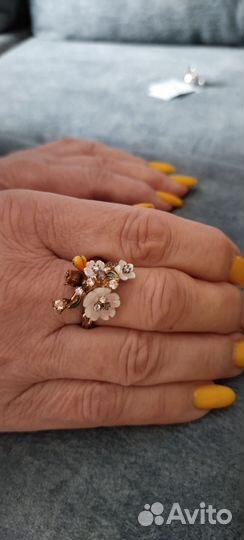 Кольцо серебряное