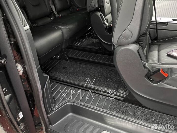 3D коврики из экокожи в Mercedes-Benz V-class W447