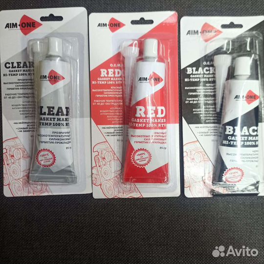 Силиконовый герметик прокладка чёрный, прозрачный