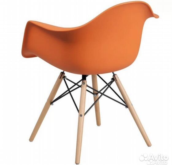 Кресло eames daw оранжевое