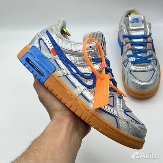 Кроссовки Nike Off-White & Air Rubber Dunk Серебря