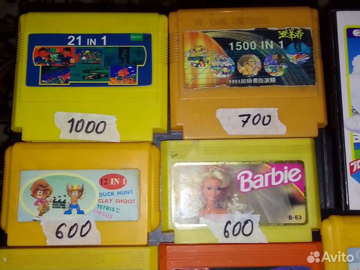 Картриджи dendy