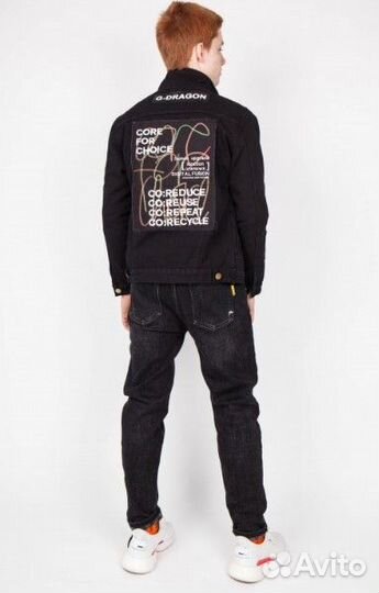 Джинсовка для мальчика размер 152,170