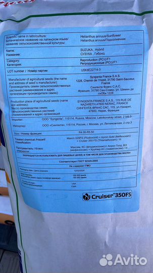 Семена подсолнечника