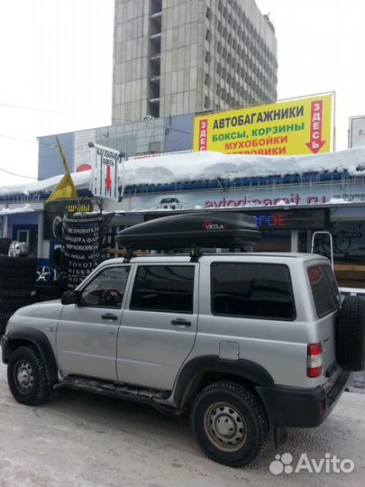 Автомобильный бокс на УАЗ Патриот