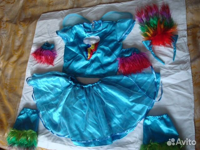 Карнавальный костюм - пони Радуга Дэш