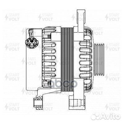 Генератор Chery Indis (09) 1.3i 75A LG 2710 ST