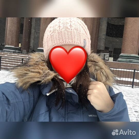 Шапка с меховым помпоном