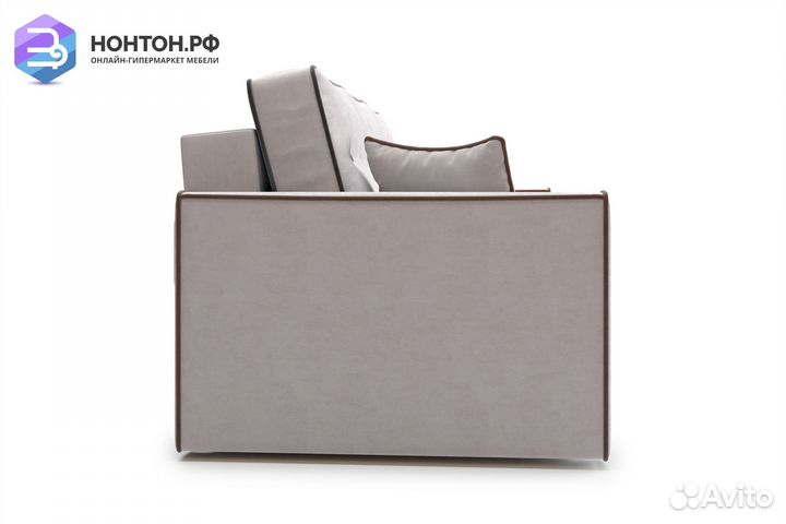 Диван еврокнижка Леон 3-х местный бежевый