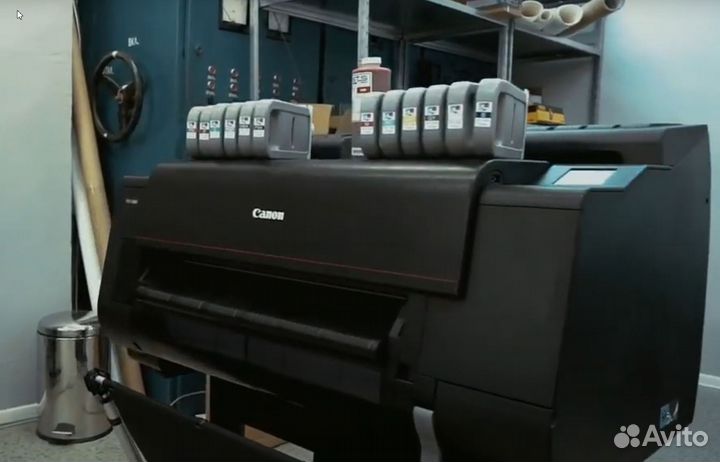 Печатный станок для холстов, плёнок, банера, бумаг