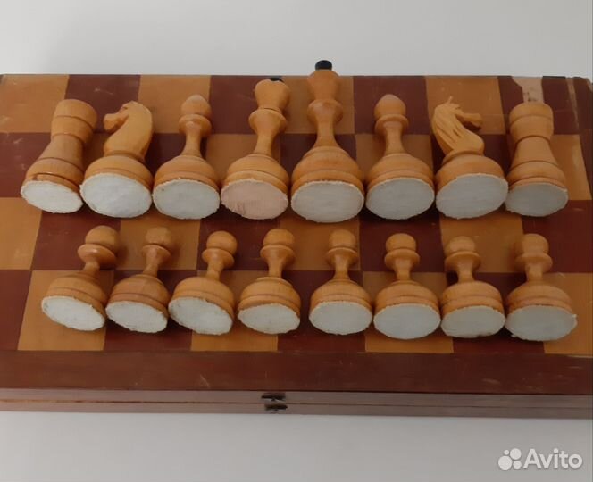 Шахматы артель Коопермузыка клеймо 1960г СССР