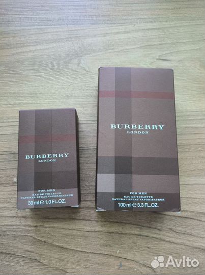 Пустые оригинальные флаконы Burberry London