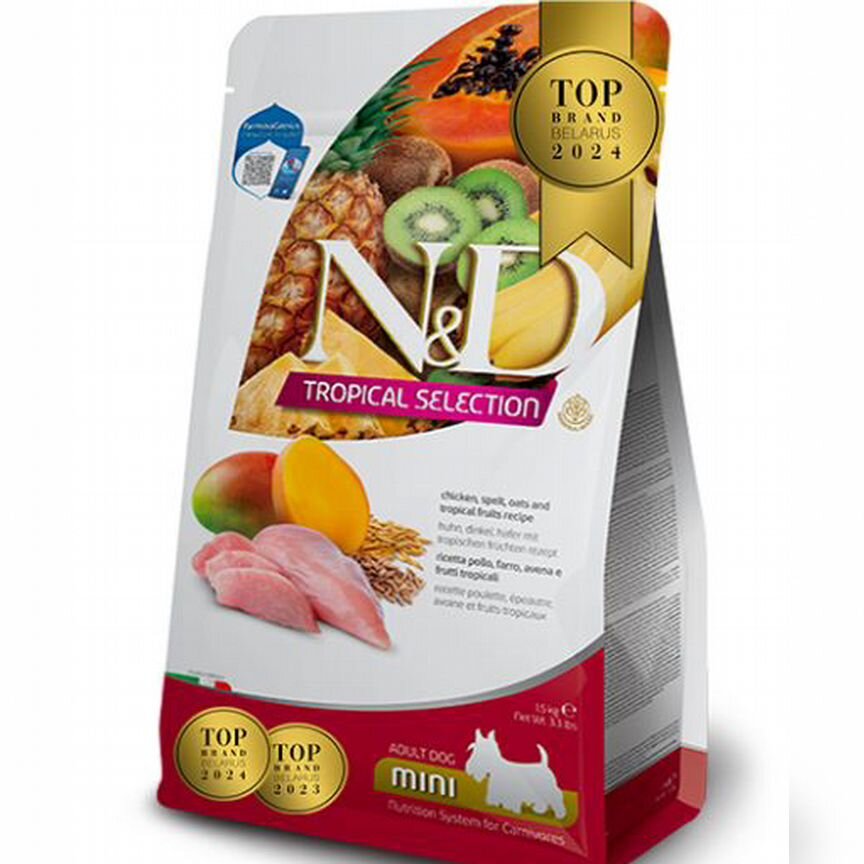 Корм для собак Farmina Tropical Adult Mini 1,5 kg