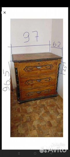 Комод старинный антикварный для реставрации
