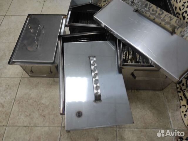 Коптильня горячего копчения из нержавейки