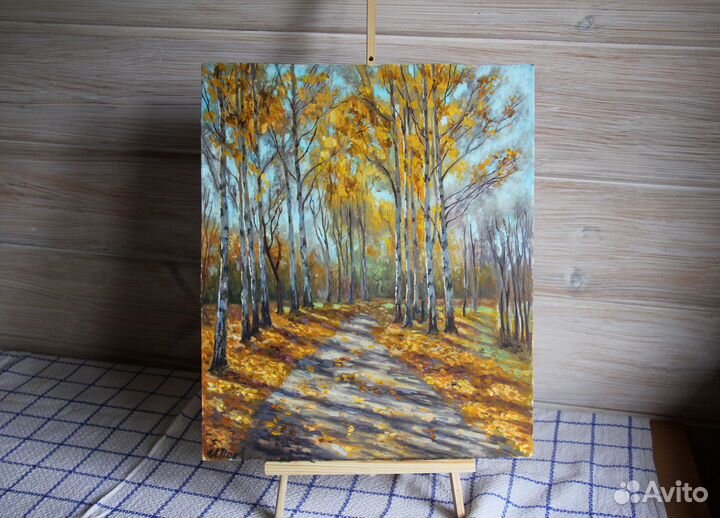 Картина маслом Осенний пейзаж