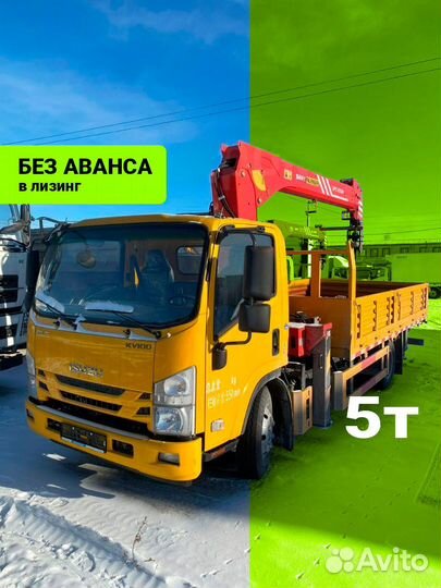 Isuzu Elf с КМУ, 2024