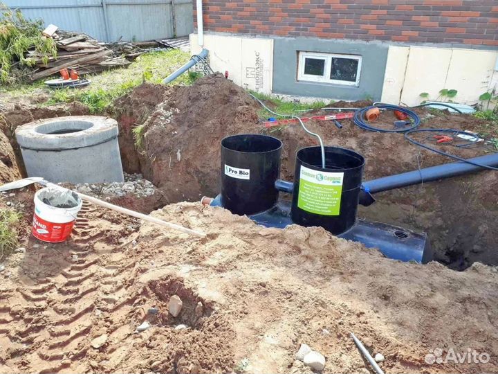 Септик эко Аквалос 8 переливной