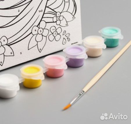 Картина по номерам Рапунцель 21 х 15 см