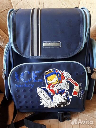 Рюкзак школьный ортопедический 1-4 кл Garfield