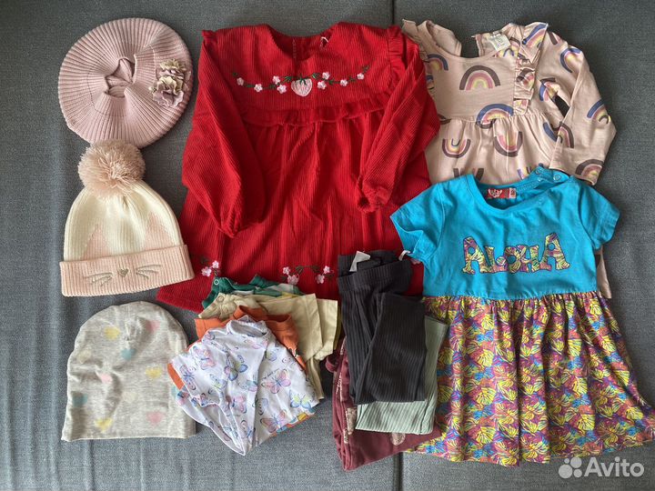 Одежда пакетом на девочку 80