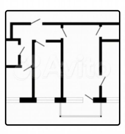 3-к. квартира, 65,4 м², 1/6 эт.