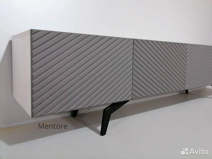 Тумба тв Bravo в цвете графит (2000х400х300 мм)