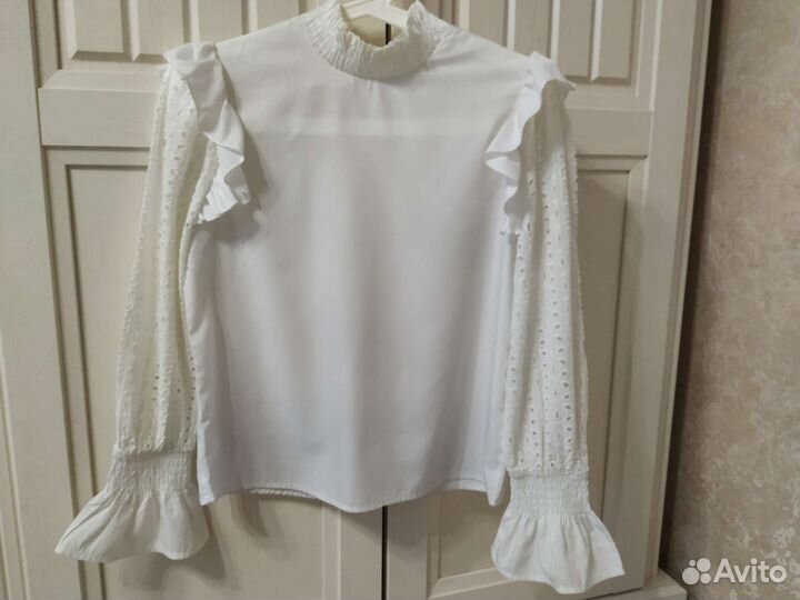 Блузки белые для девочек