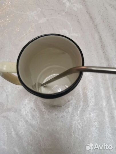 Кружка с трубочкой