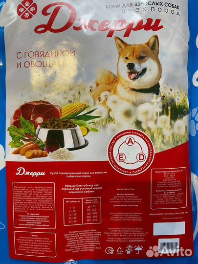 Сухой корм для собак