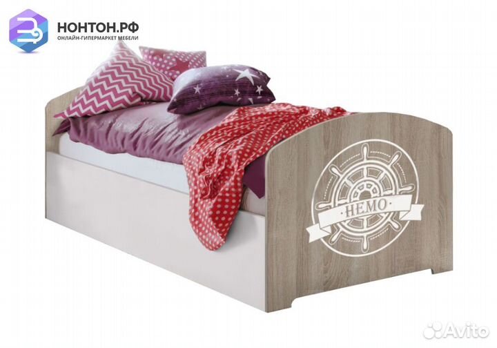Кровать Немо дуб сонома