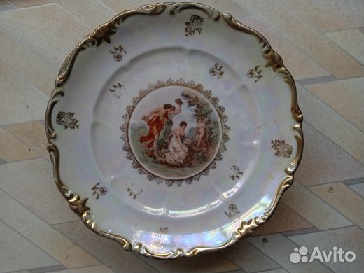 Старинный набор посуды Мадонна (ГДР)